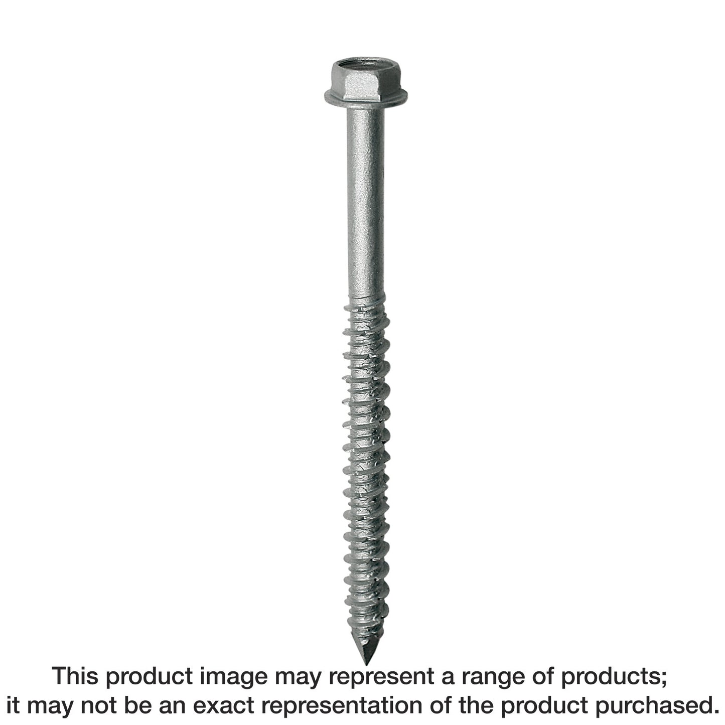 Simpson Strong-Tie TTN25400HSS Titen® 1/4 in. x 4 in. Hex-Head Stainless-Steel Concrete and Masonry Screw (100-Qty) (Pack of 4)