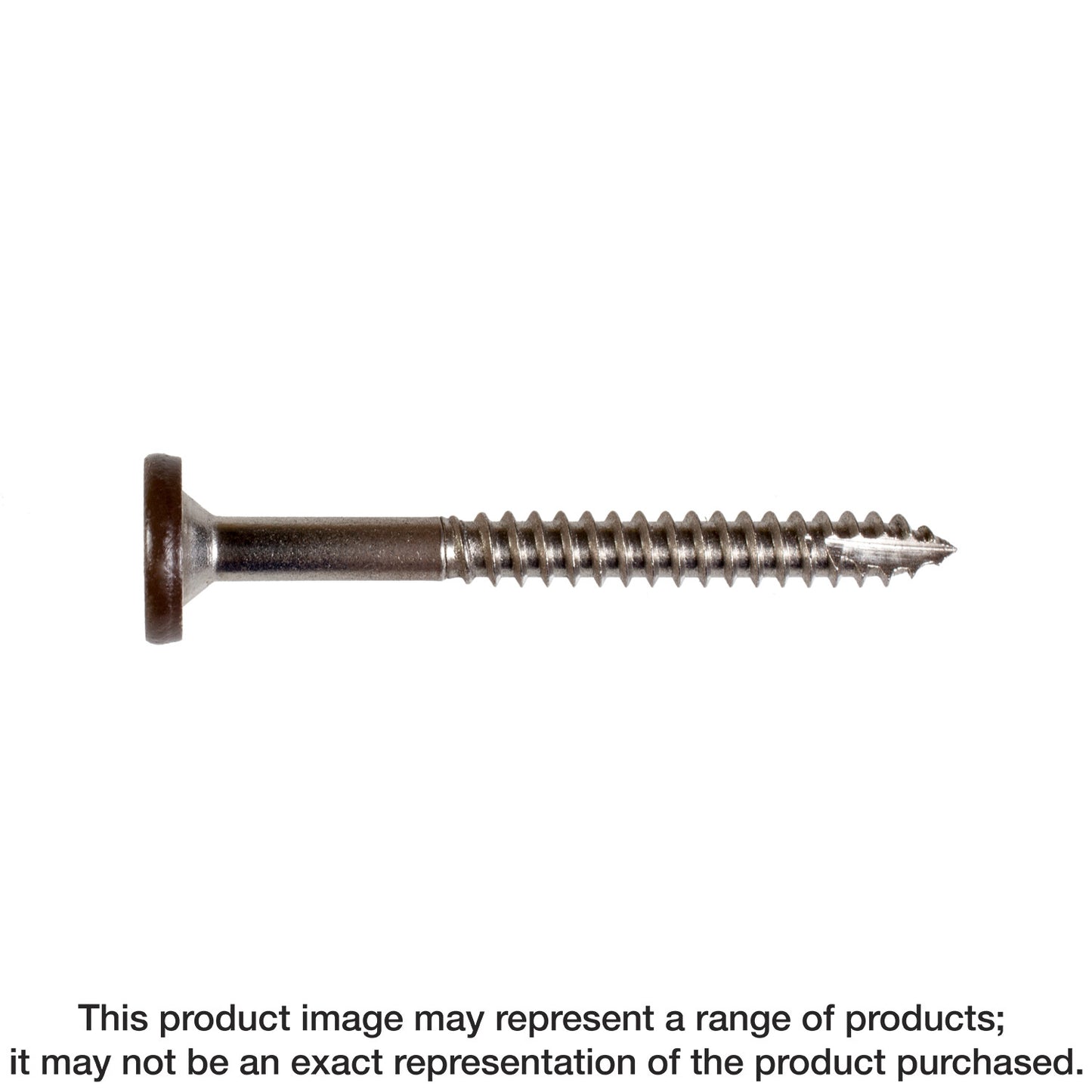 Simpson Strong-Tie T08175FS75GR Fascia Board Screw — #8 x 1-3/4 in. T-20 6-Lobe Pancake Head Type 316, Gray (75-Qty)