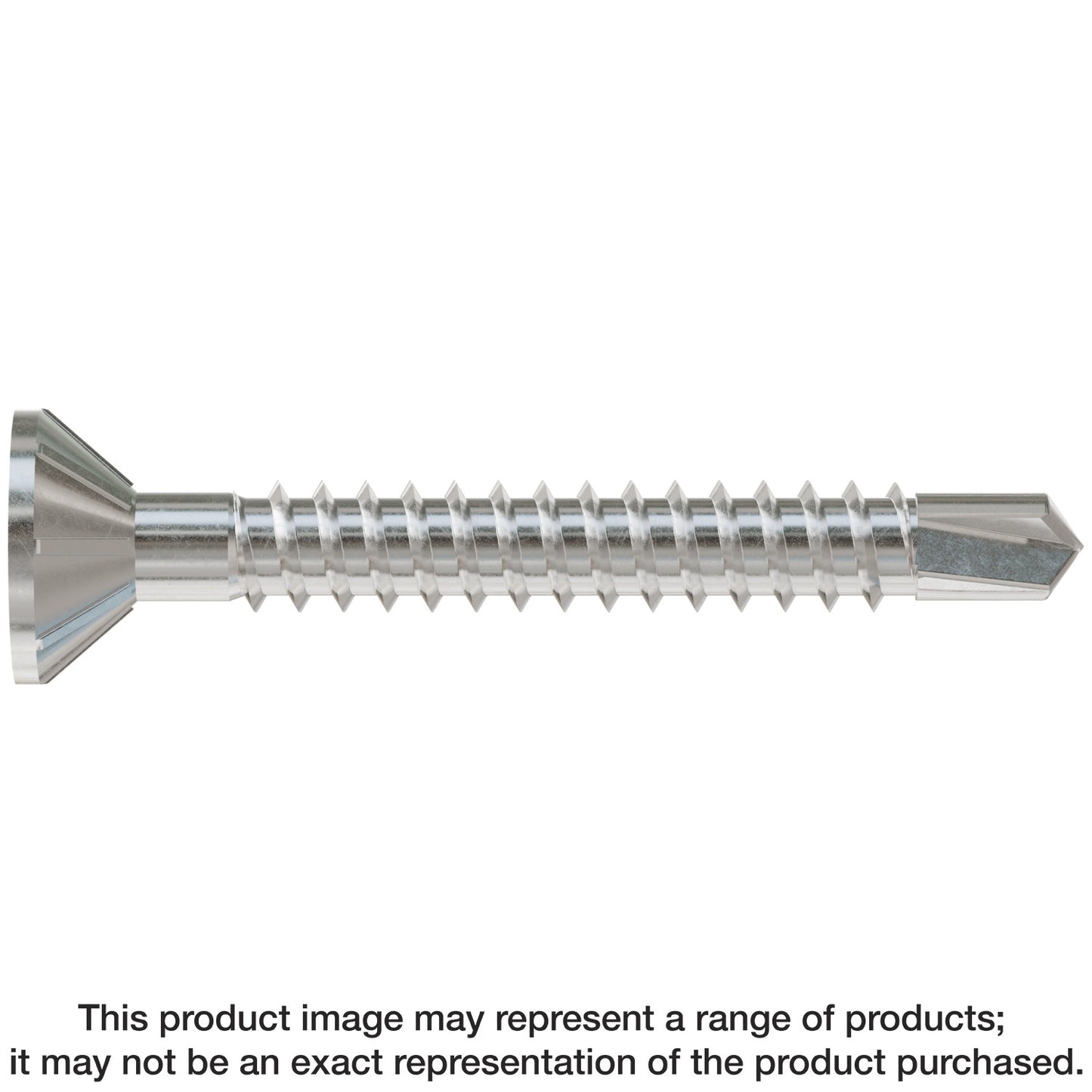 Simpson Strong-Tie SSFHSD112S1016 FHSD Wood-to-CFS Screw (Collated) — #10 x 1-1/2 in. #2SQ, Flat Head, Type 410 (1000-Qty)