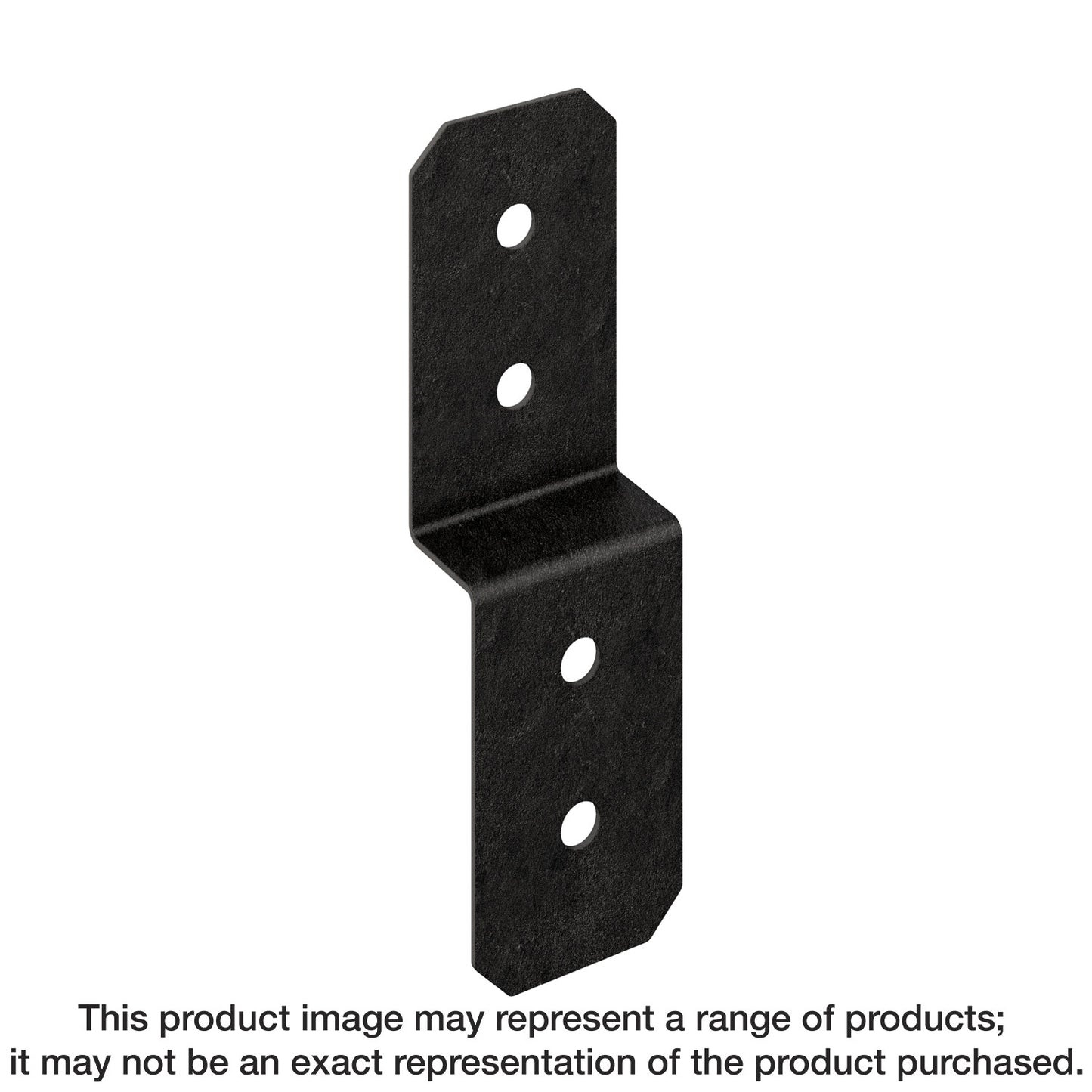 Simpson Strong-Tie APVDJT2-4 Outdoor Accents® Avant Collection™ 3-in. ZMAX®, Black Powder-Coated Deck Joist Tie for 2x (Pack of 864)