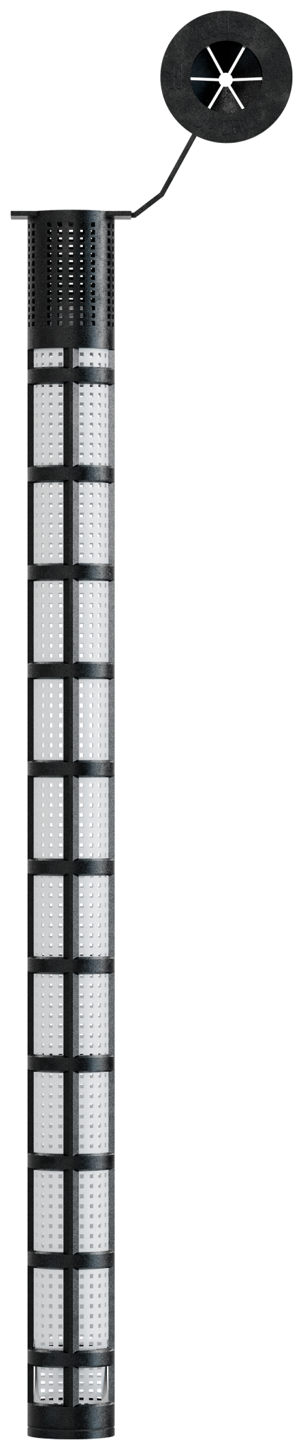 Simpson Strong-Tie AWS5010P Opti-Mesh 10 in. Acrylic Adhesive Plastic Screen Tube for 1/2 in. Rod for AT-XP (Pack of 50)