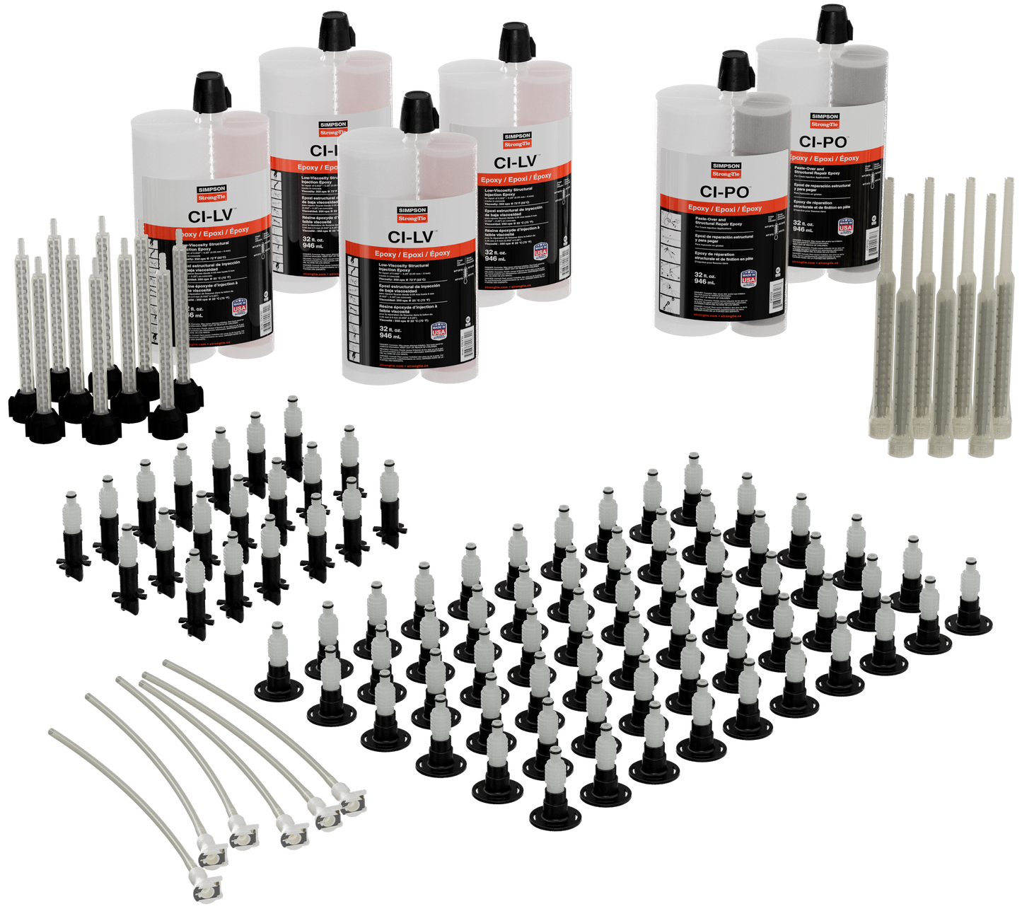 Simpson Strong-Tie CI-LVPO-KT Crack Injection Contractor Kit