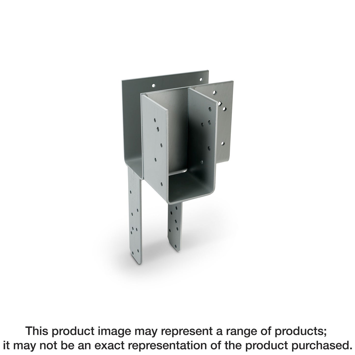 Simpson Strong-Tie ECCLLQ444SDS ECCLLQ L-Shape End Column Cap for 4x Beams, 4x Post w/ SDS Screws, Skewed Left