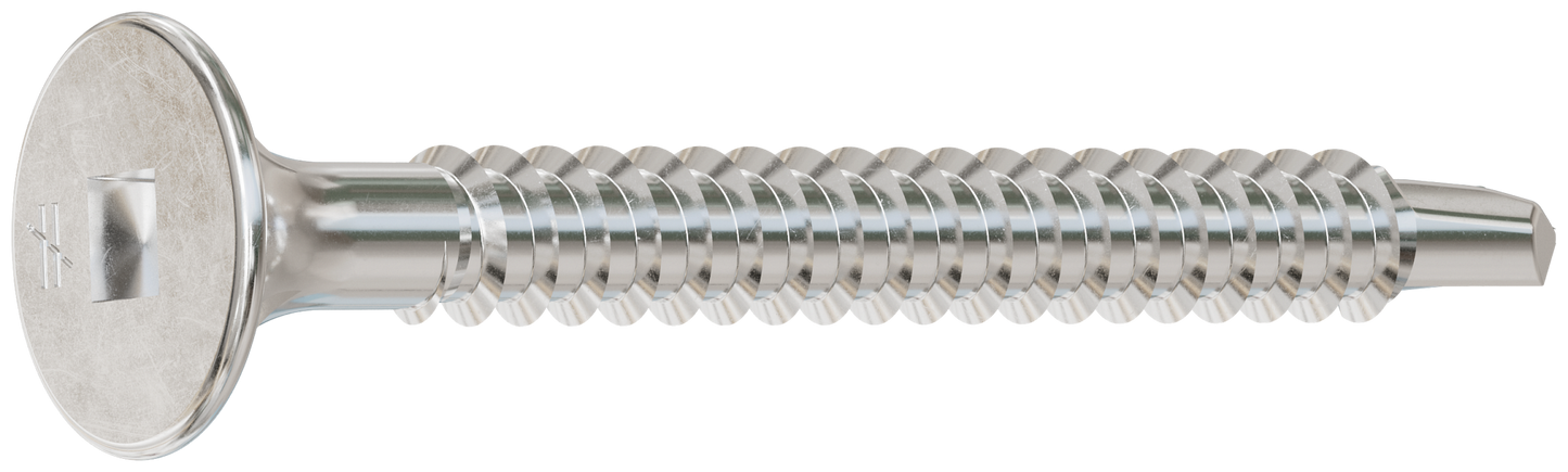 Simpson Strong-Tie F08T162WDB Self-Drilling Fiber-Cement Screw — #8 x 1-5/8 in. #2 Square Drive, Type 410 (3000-Qty)
