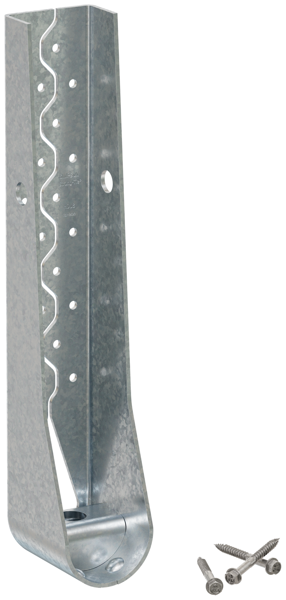 Simpson Strong-Tie HDU8-SDS2.5 HDU 16-5/8 in. Galvanized Predeflected Holdown with Strong-Drive® SDS Screws (Pack of 288)