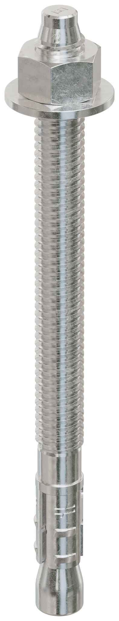 Simpson Strong-Tie STB2-37500S6F50 Strong-Bolt® 2 — 3/8 in. x 5 in. Type 316 Stainless-Steel Wedge Anchor, Fully Assembled (50-Qty)