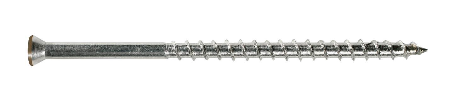 Simpson Strong-Tie S07225FTPBR01 Trim-Head Screw, 6-Lobe Drive — #7 x 2-1/4 in. T-15 Type 305, Brown 01 (350-Qty) (Pack of 300)