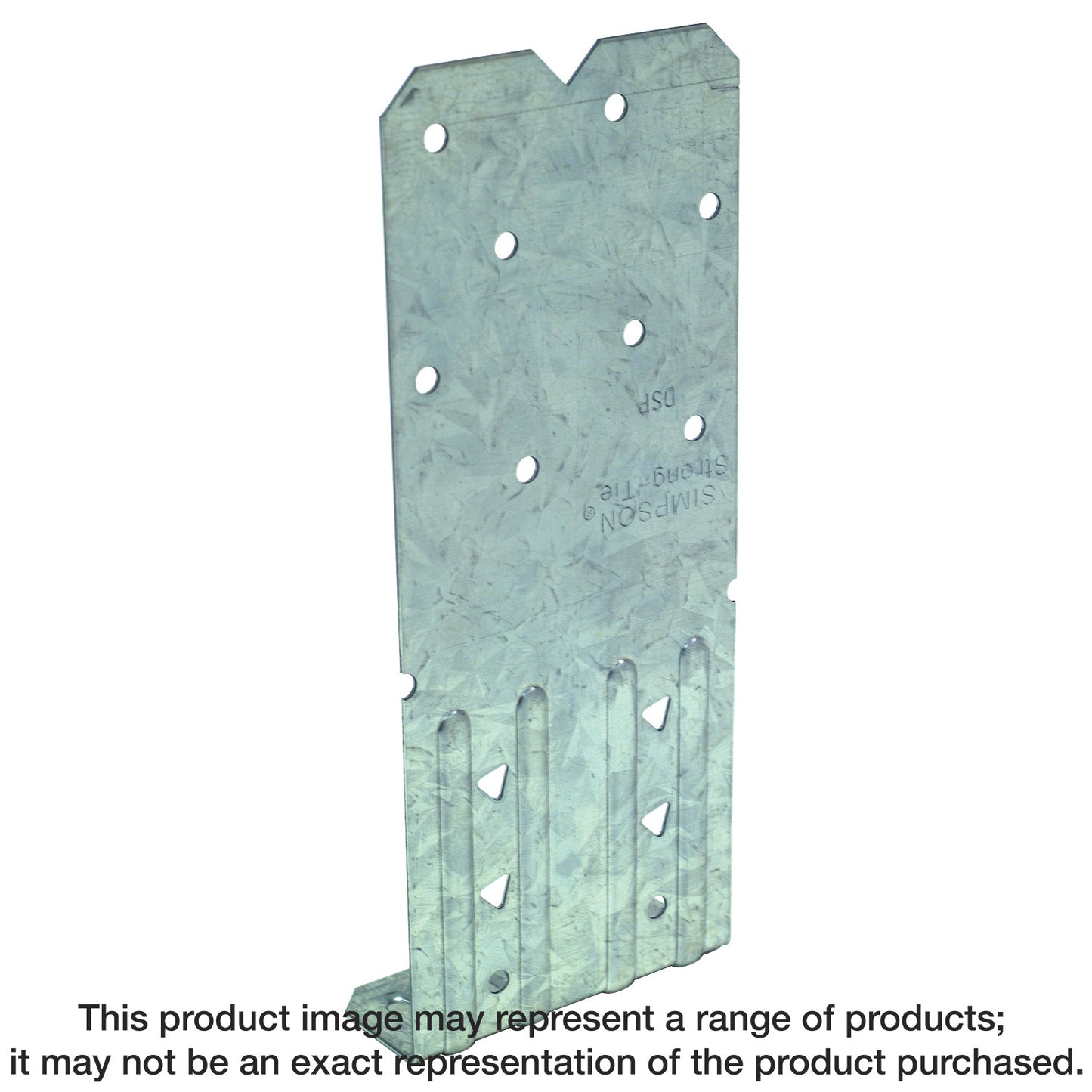 Simpson Strong-Tie DSP DSP 18-Gauge Galvanized Double-Stud Plate Tie (Pack of 100)