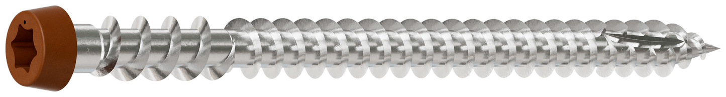 Simpson Strong-Tie DCU234C316TN01 Deck-Drive™ DCU COMPOSITE Screw — #10 x 2-3/4 in. T20, Type 316, Tan 01 (70-Qty) (Pack of 600)