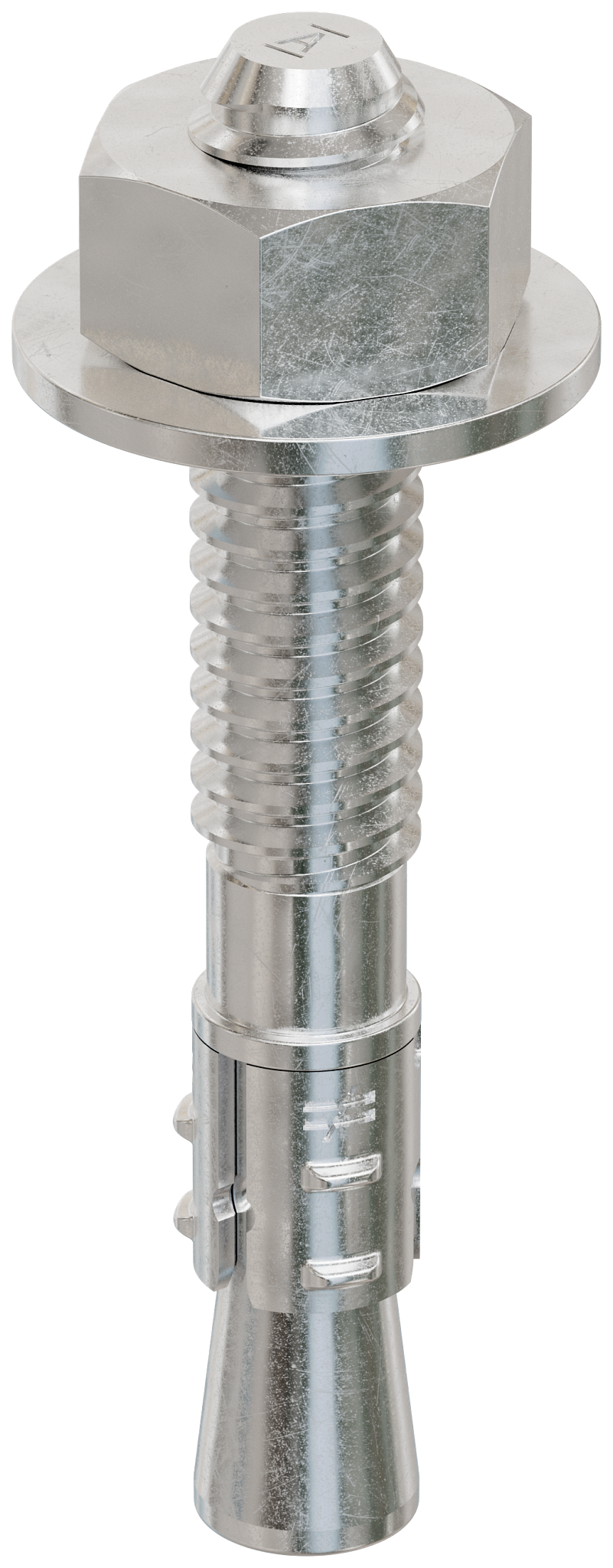 Simpson Strong-Tie STB2-25134S6F100 Strong-Bolt® 2 — 1/4 in. x 1-3/4 in. Type 316 Stainless-Steel Wedge Anchor, Fully Assembled (100-Qty)