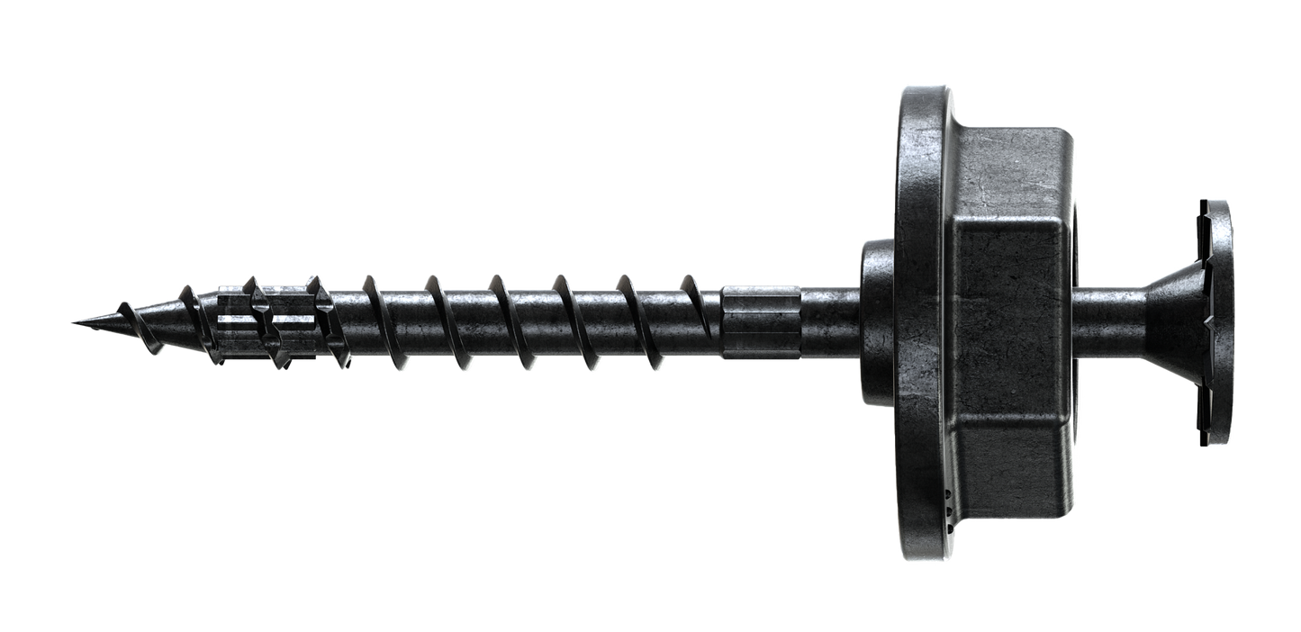 Simpson Strong-Tie SDWS22312DBB-R50 Outdoor Accents® Structural Wood Screw — .220 in. x 3-1/2 in. DB Coating, Black (50-Qty)