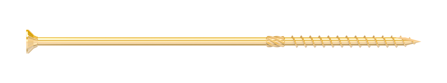 Simpson Strong-Tie SDCP22912 Strong-Drive® SDCP TIMBER-CP Screw — 0.315-in. x 9-1/2-in. T40, Yellow Zinc (250-Qty)