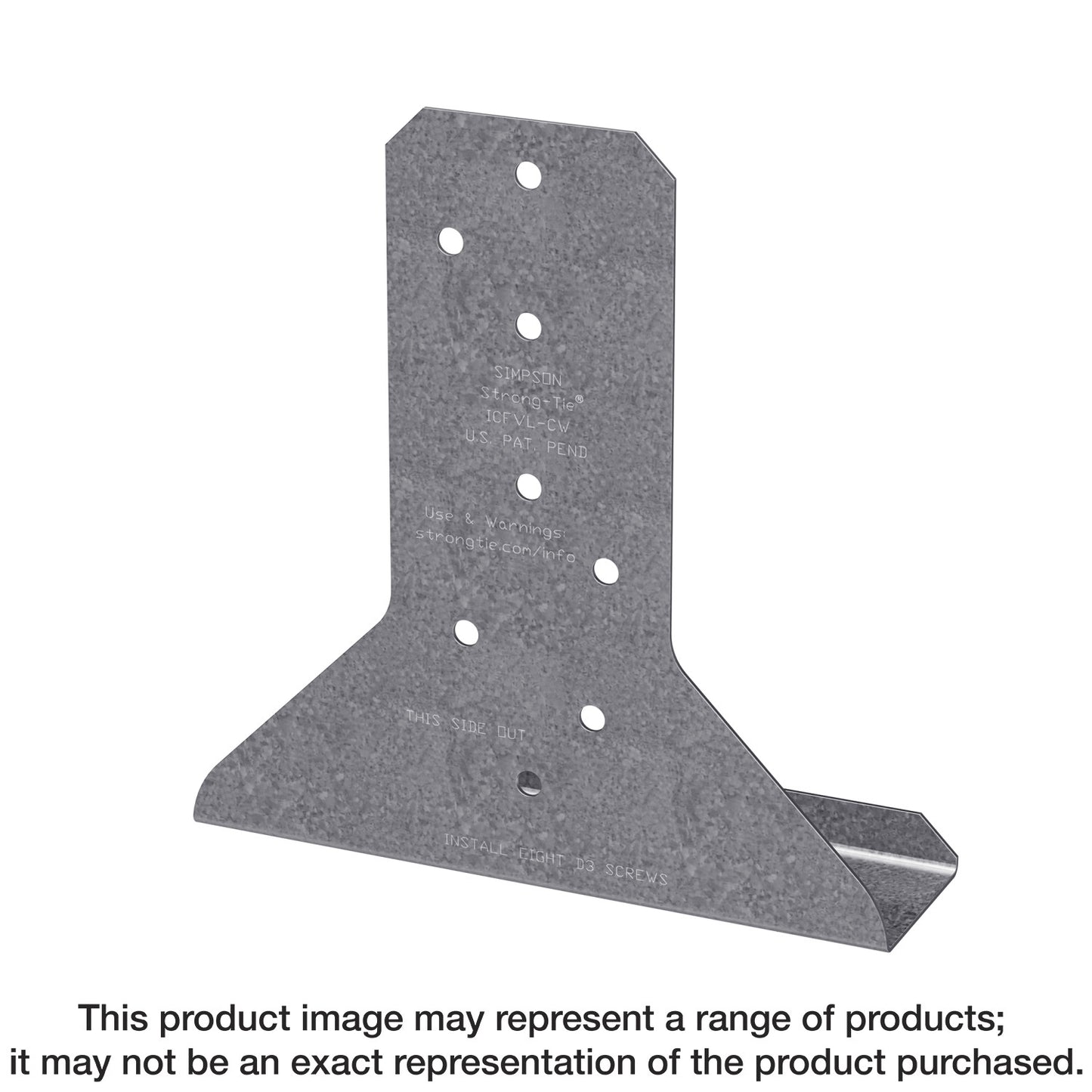 Simpson Strong-Tie ICFVL-W ICFVL® Ledger Connector System to Connect Wood Ledger to ICF (15-Qty)
