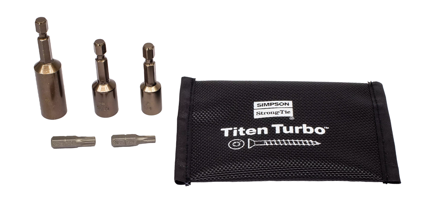 Simpson Strong-Tie TNTINSTALLKIT Titen Turbo™ Installation Tool Kit (Pack of 4)