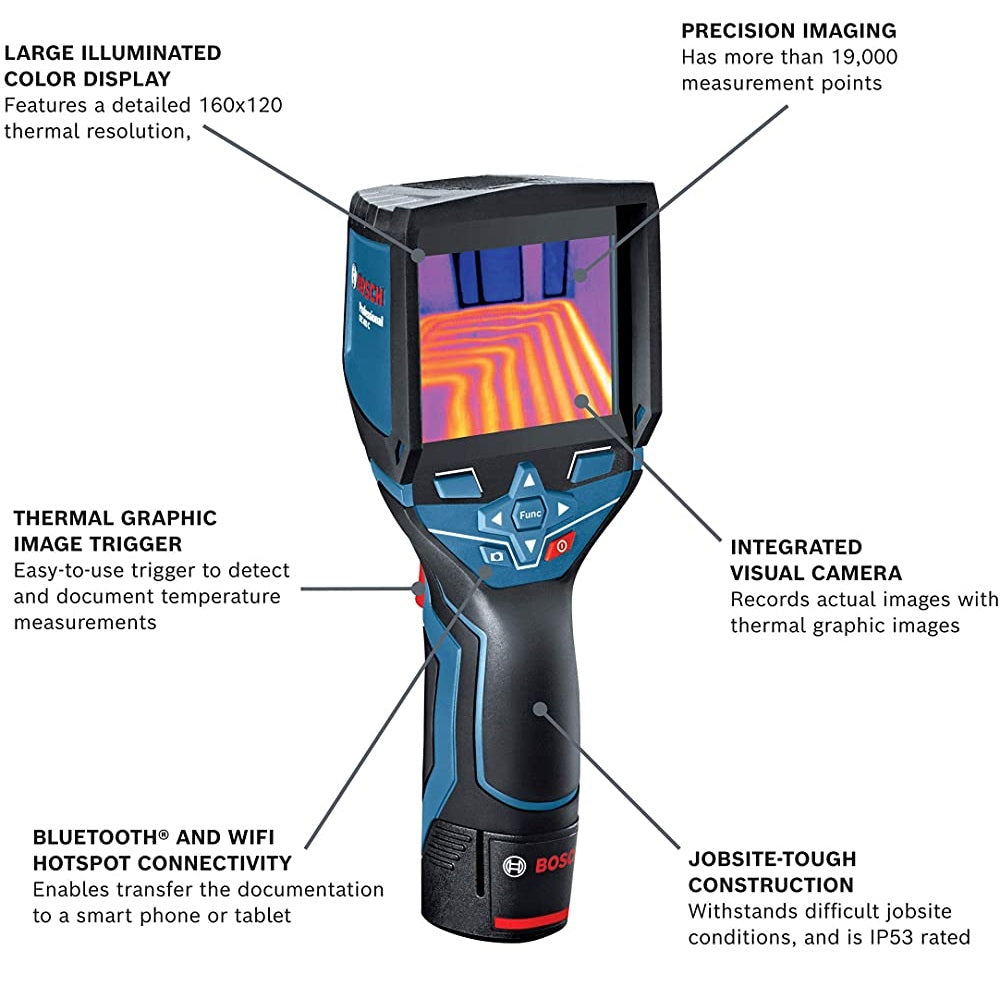 Bosch - 12V Max Connected Thermal Camera - GTC400C