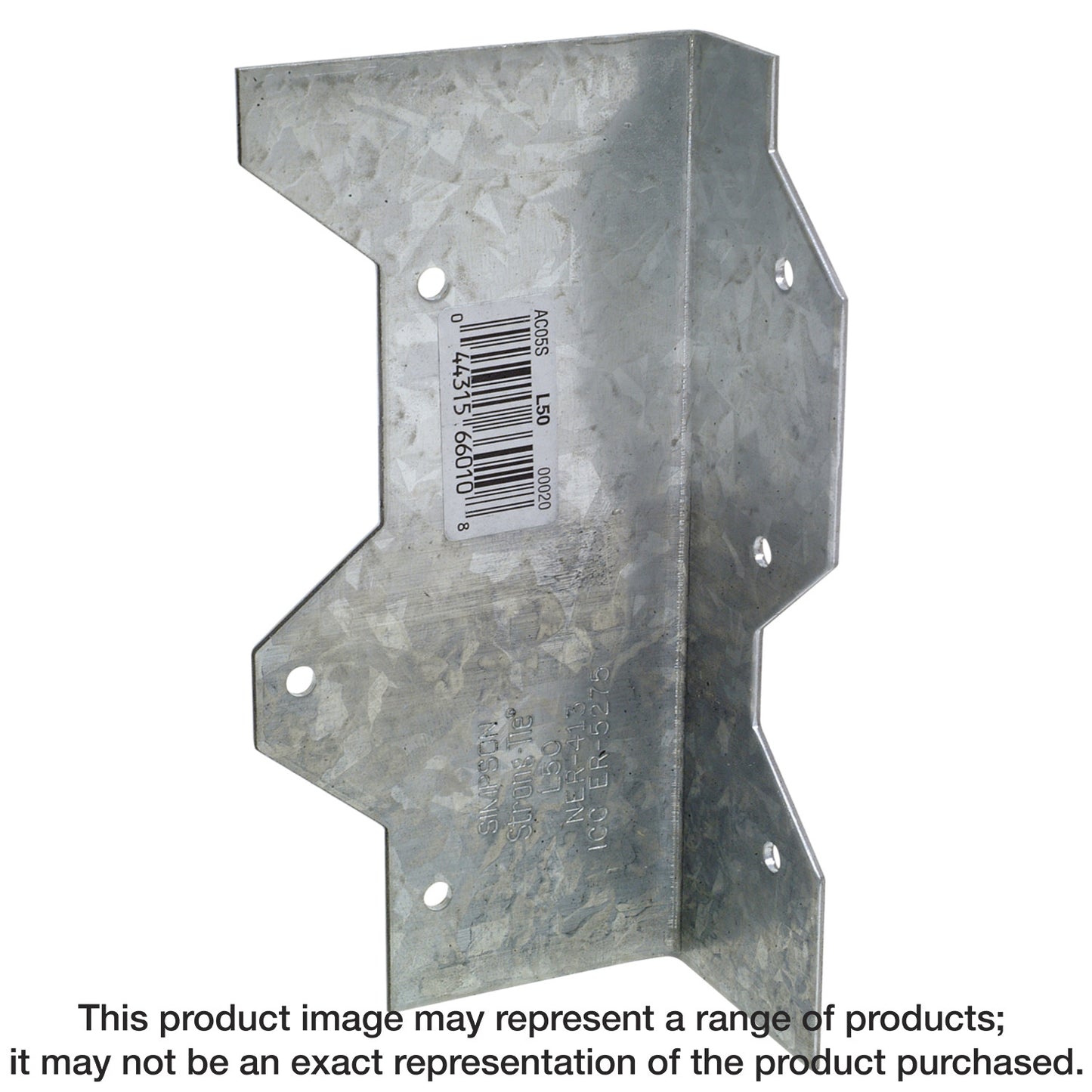 Simpson Strong-Tie L50 5 in. 16-Gauge Galvanized Reinforcing L Angle (Pack of 5400)