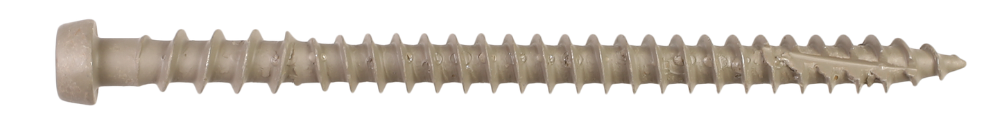 Simpson Strong-Tie DCU234GR01R70 Deck-Drive™ DCU COMPOSITE Screw — #10 x 2-3/4 in. T20, Quik Guard®, Gray 01 (70-Qty)