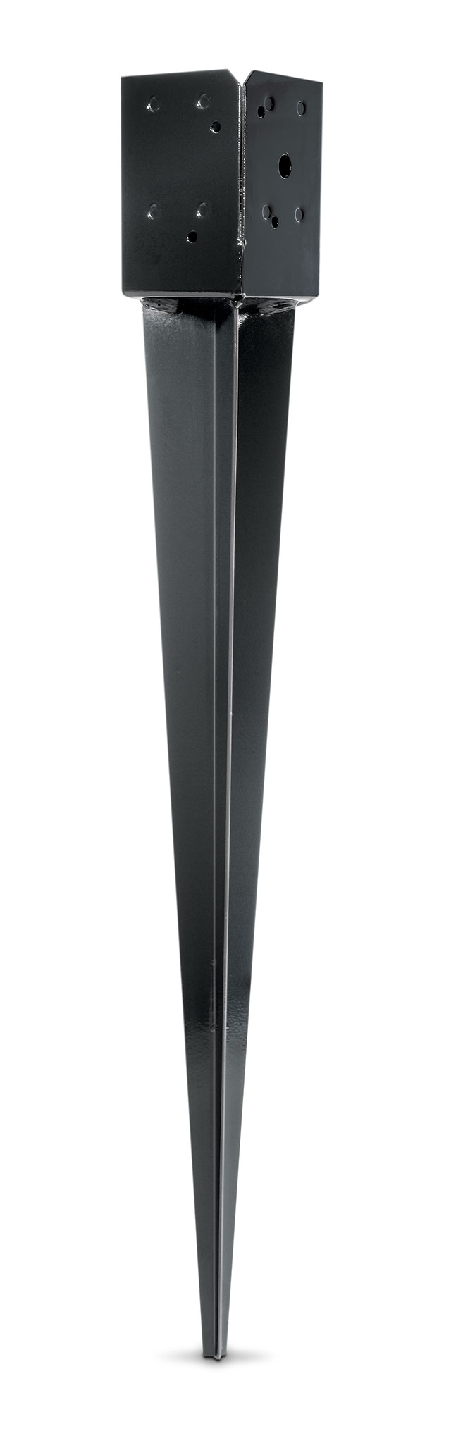 Simpson Strong-Tie FPBS44 E-Z Spike™ Black Powder-Coated Post-Base Spike for 4x4