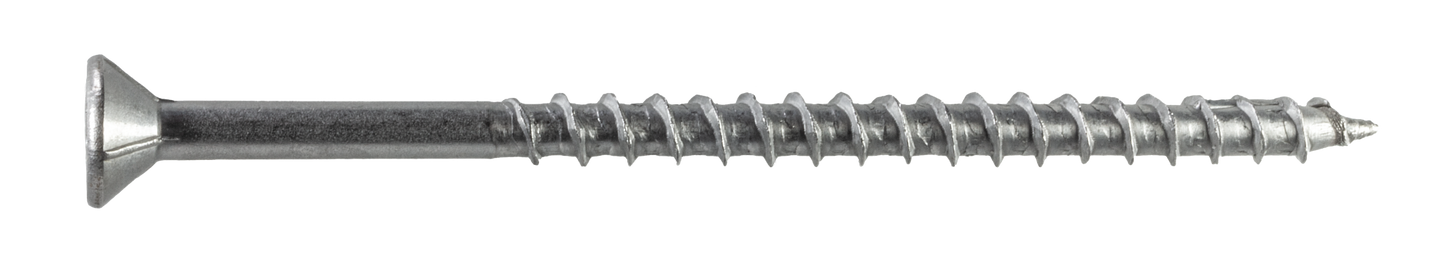 Simpson Strong-Tie T12400WP-RP5 Deck-Drive™ DWP WOOD SS Screw — #12 x 4 in. T-27, Flat Head, Type 316 (5-Qty) (Pack of 5)