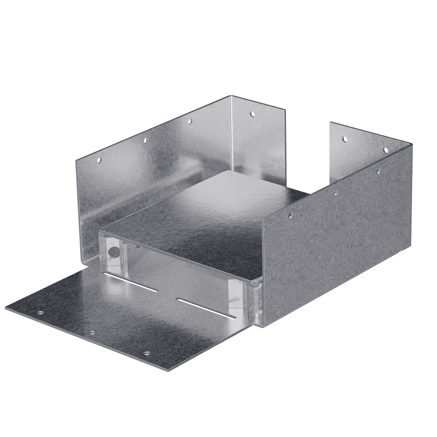 Simpson Strong-Tie ABW66RZ ABW ZMAX® Galvanized Adjustable Standoff Post Base for 6x6 Rough (Pack of 6)