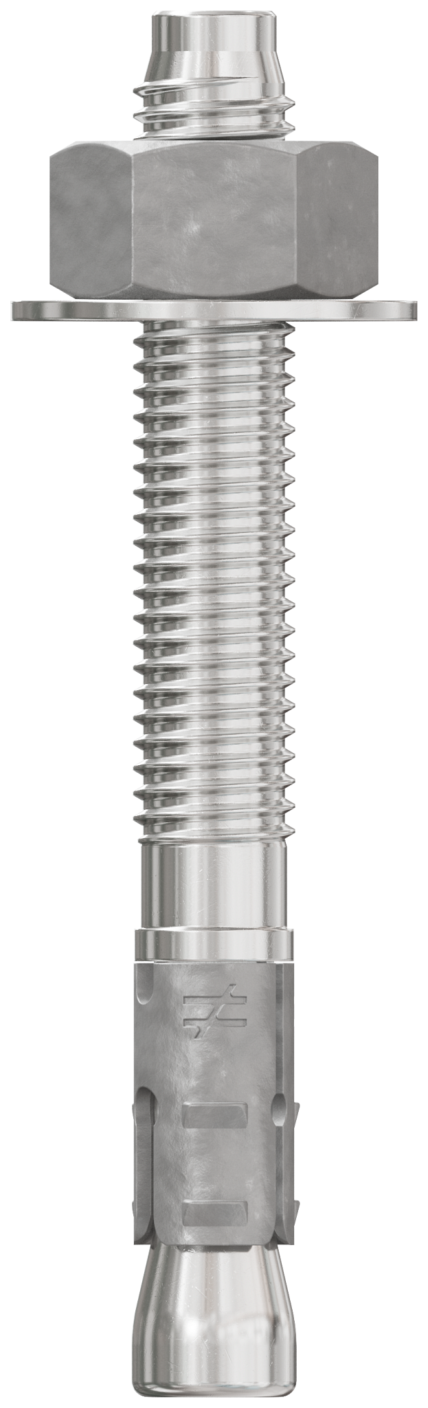Simpson Strong-Tie STB2-50414S4F25 Strong-Bolt® 2 — 1/2 in. x 4-1/4 in. Type 304 Stainless-Steel Wedge Anchor, Fully Assembled (25-Qty) (Pack of 2)