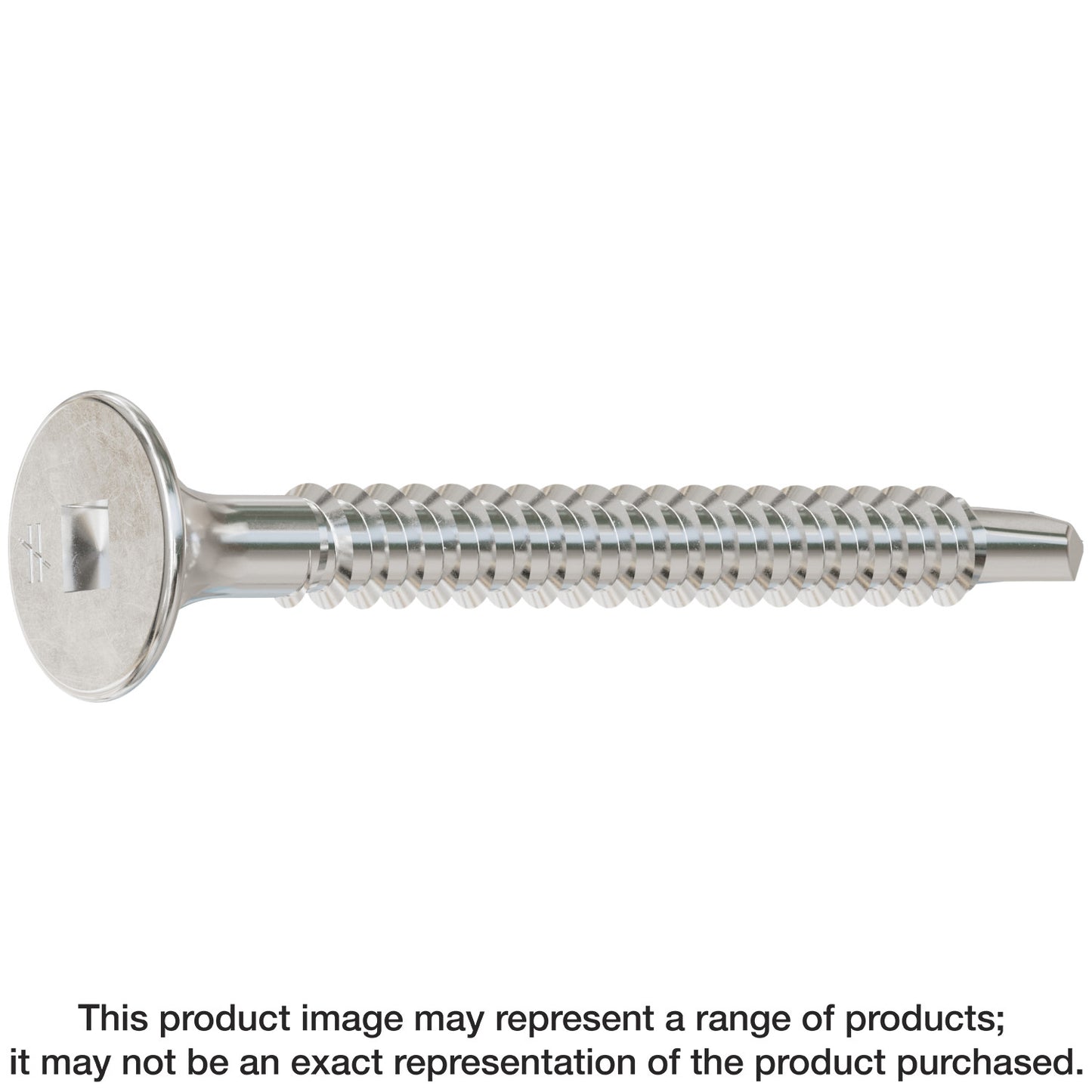Simpson Strong-Tie F08T162WDB Self-Drilling Fiber-Cement Screw — #8 x 1-5/8 in. #2 Square Drive, Type 410 (3000-Qty) (Pack of 64)