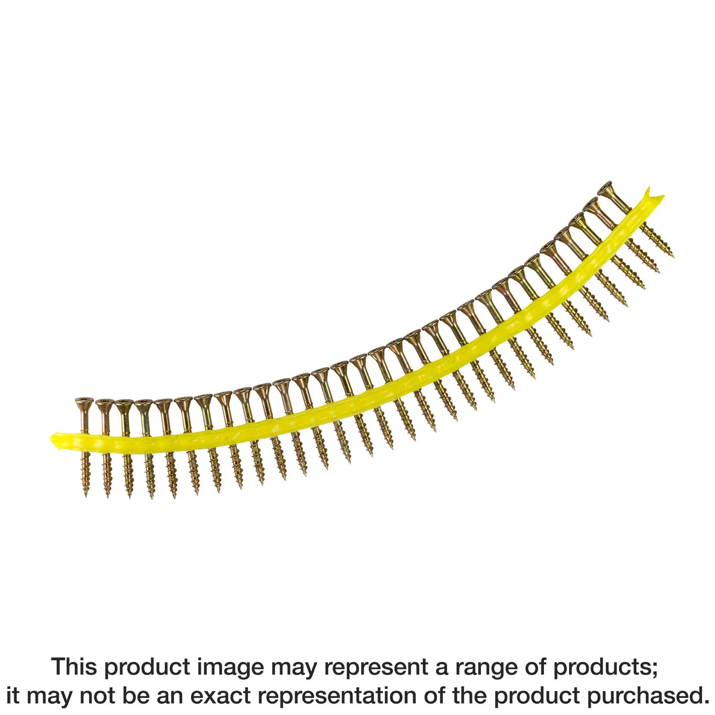 Simpson Strong-Tie HCKWSV212S Strong-Drive® WSV SUBFLOOR Screw (Collated) — #9 x 2-1/2 in. T25, Yellow Zinc (750-Qty) (Pack of 176)