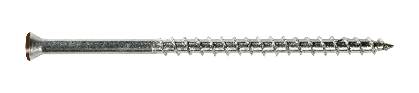 Simpson Strong-Tie T07225FTPRD01 Trim-Head Screw, 6-Lobe Drive — #7 x 2-1/4 in. T-15 Type 316, Red 01 (350-Qty) (Pack of 300)