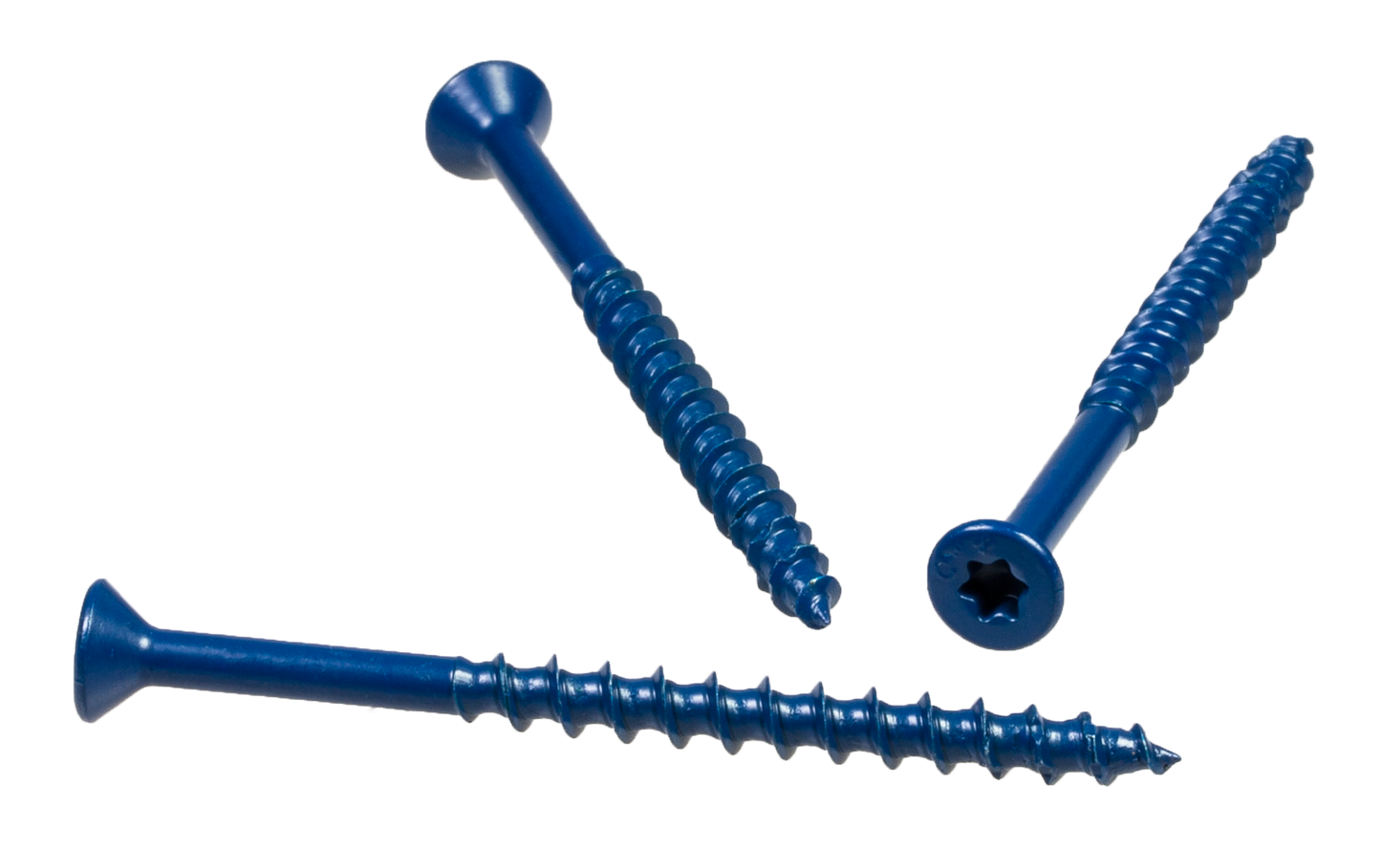 Simpson Strong-Tie TNT18234TF Titen Turbo™ — 3/16 in. x 2-3/4 in. 6-Lobe Flat-Head Concrete and Masonry Screw, Blue (100-Qty)