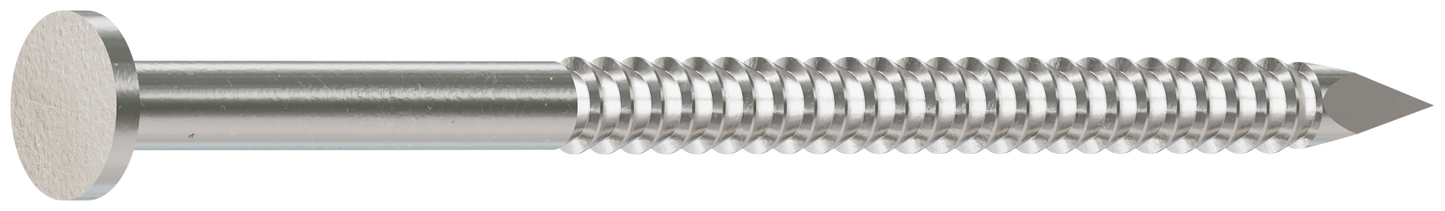 Simpson Strong-Tie T7ACNB Common Nail, Annular Ring Shank — 2-1/4-in. x .120-in. Type 316 Stainless Steel (25 lb.) (Pack of 64)