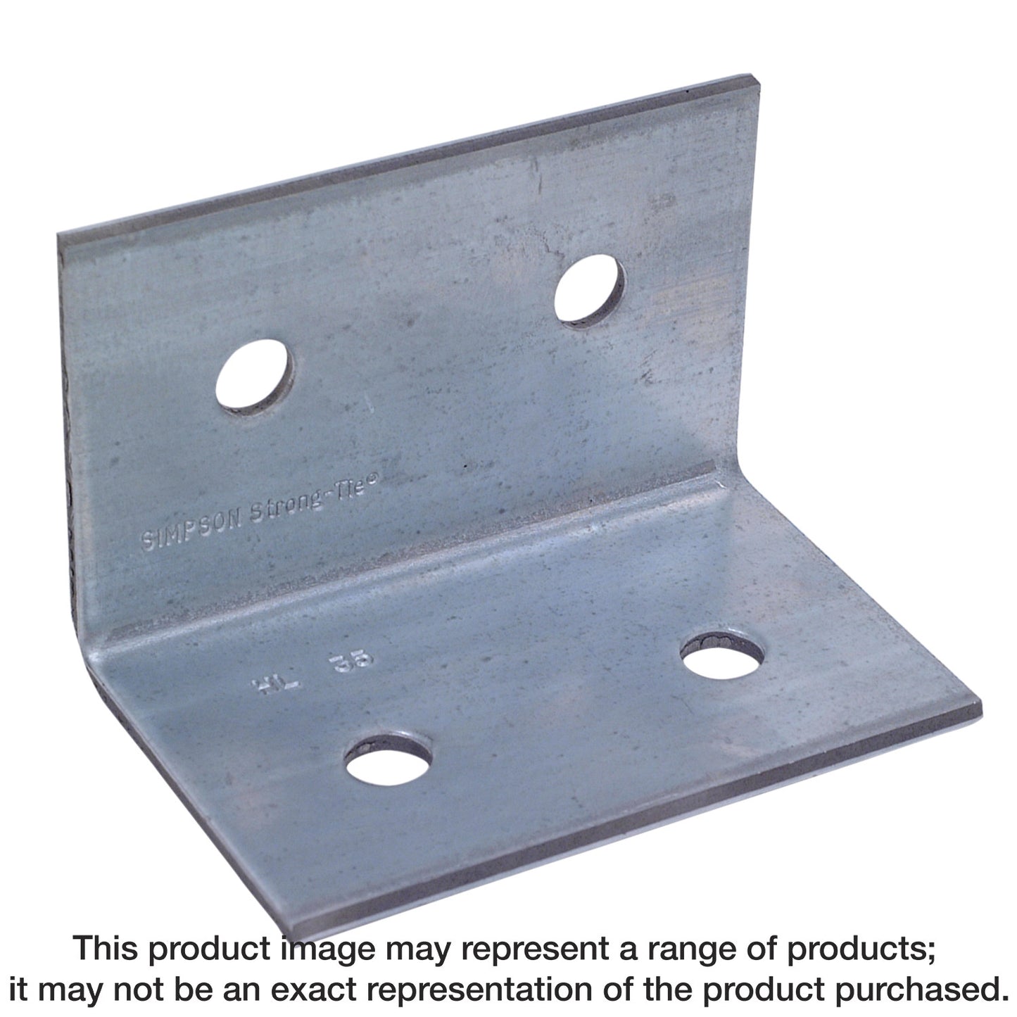 Simpson Strong-Tie HL35-R HL 3-1/4 in. x 5 in. Galvanized Heavy Angle