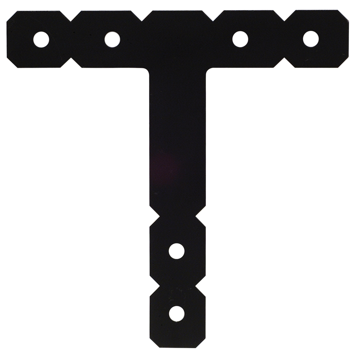 Simpson Strong-Tie OT OT 12 in. x 12 in. Black Powder-Coated Ornamental T Strap (Pack of 5)