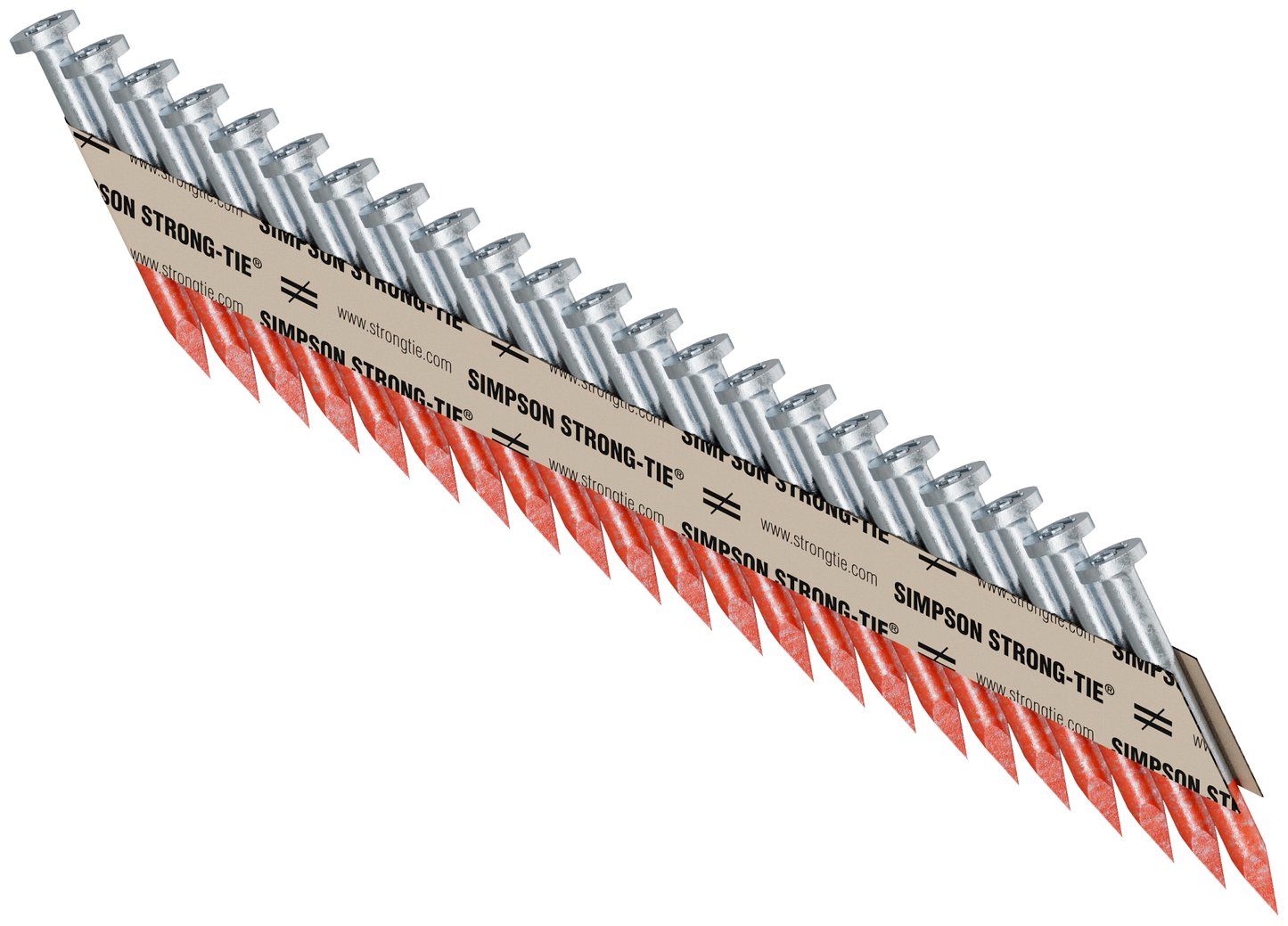 Simpson Strong-Tie N10BRPT3000 Strong-Drive® 33° SCN SMOOTH-SHANK CONNECTOR Nail — 1-1/2 in. x .148 in. Bright (3000-Qty) (Pack of 80)