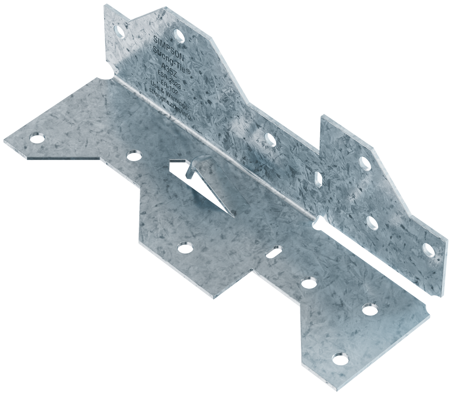 Simpson Strong-Tie A35Z 1-7/16 in. x 4-1/2 in. ZMAX® Galvanized Framing Angle