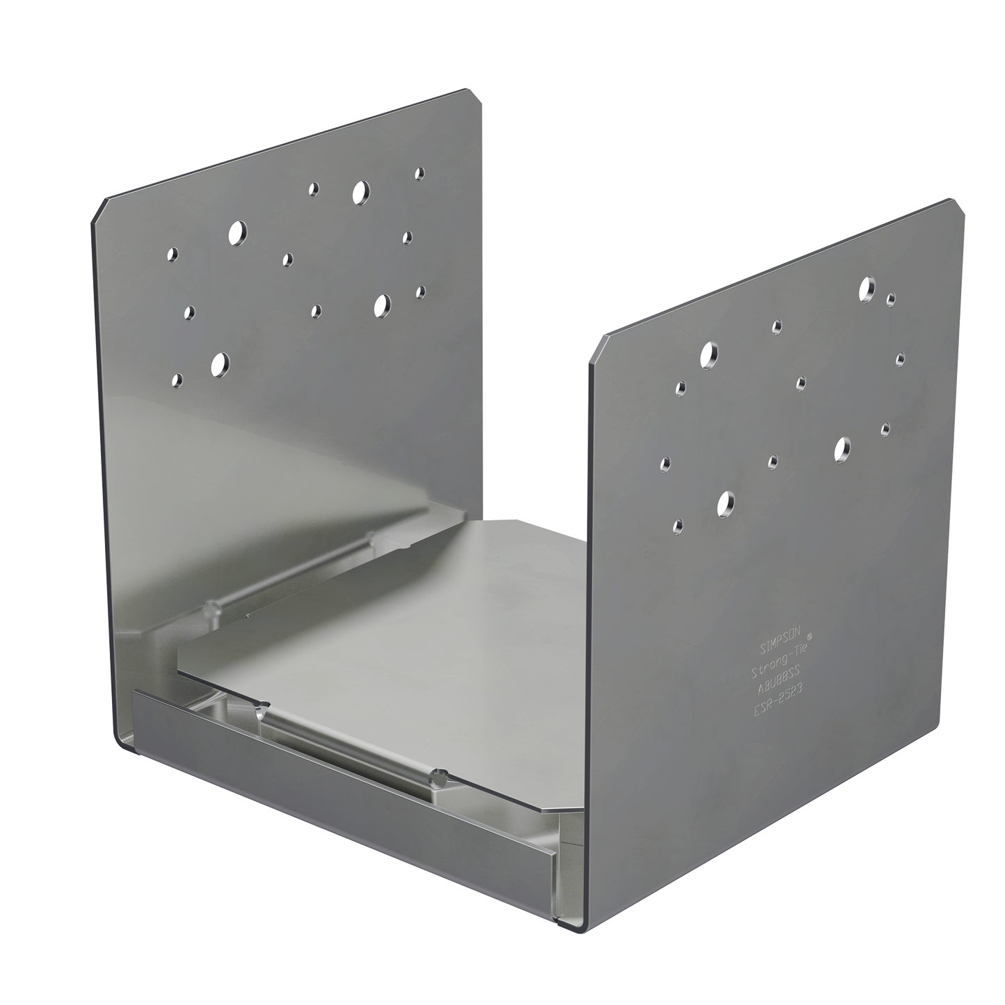 Simpson Strong-Tie ABU88SS ABU Stainless-Steel Adjustable Standoff Post Base for 8x8 (Pack of 4)