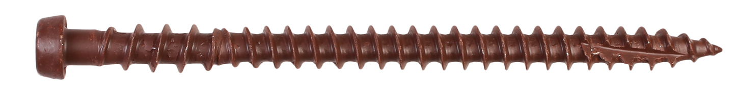 Simpson Strong-Tie DCU234RD01R350 Deck-Drive™ DCU COMPOSITE Screw — #10 x 2-3/4 in. T20, Quik Guard®, Red 01 (350-Qty)