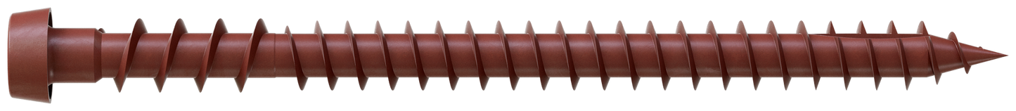 Simpson Strong-Tie DCU234SRD01 Deck-Drive™ DCU COMPOSITE Screw (Collated) — #10 x 2-3/4 in. Quik Guard® Red 01 (1000-Qty)
