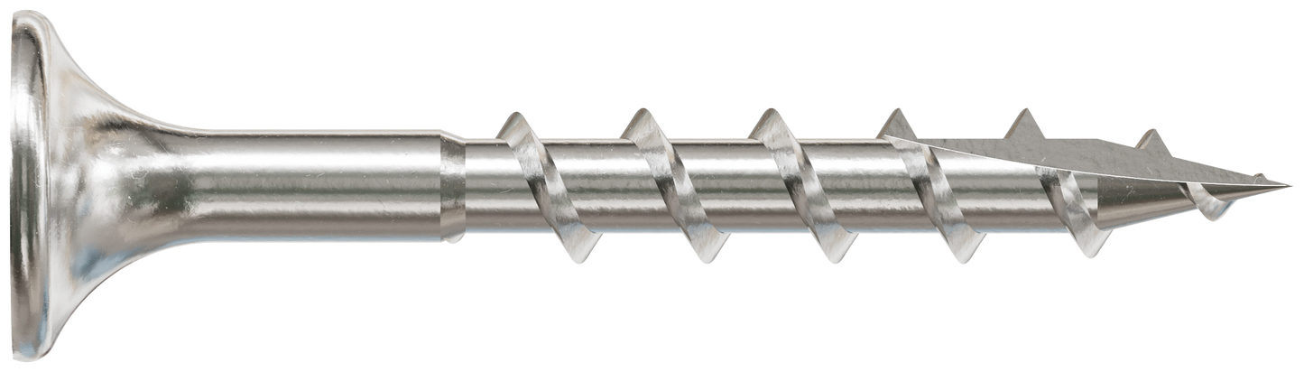 Simpson Strong-Tie S06125D100 Bugle-Head Wood Screw, Square Drive — #6 x 1-1/4 in. #2 Square, Type 305 (100-Qty) (Pack of 20)