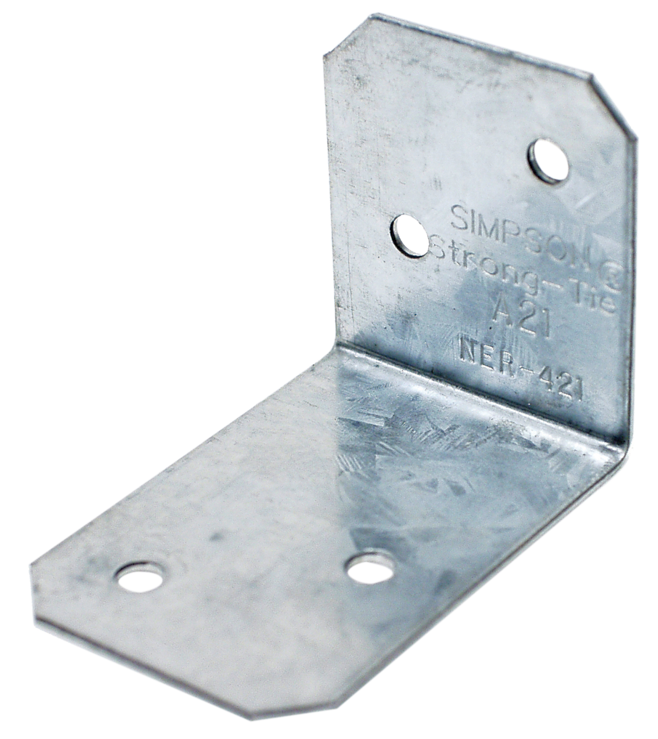Simpson Strong-Tie A21 2 in. x 1-1/2 in. x 1-3/8 in. Galvanized Angle (Pack of 19200)