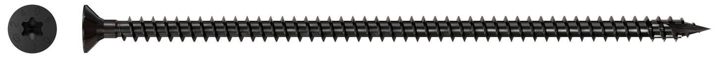Simpson Strong-Tie SDCF10X240-R30 Strong-Drive® SDCF TIMBER-CF Screw — 0.390 in. x 9-1/2 in. T50, E-Coat® (30-Qty)