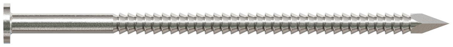 Simpson Strong-Tie S12ACN1 Common Nail, Annular Ring Shank — 3-1/4-in. x .148-in. Type 304 Stainless Steel (1 lb.) (Pack of 800)