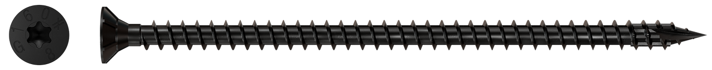 Simpson Strong-Tie SDCF8X160-R50 Strong-Drive® SDCF TIMBER-CF Screw — 0.315 in. x 6-1/4 in. T40, E-Coat® (50-Qty)