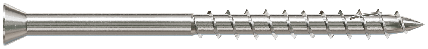 Simpson Strong-Tie S07225FWP Deck-Drive™ DWP WOOD SS Screw — #7 x 2-1/4 in. T-15, Trim Head, Type 305 (100-Qty)