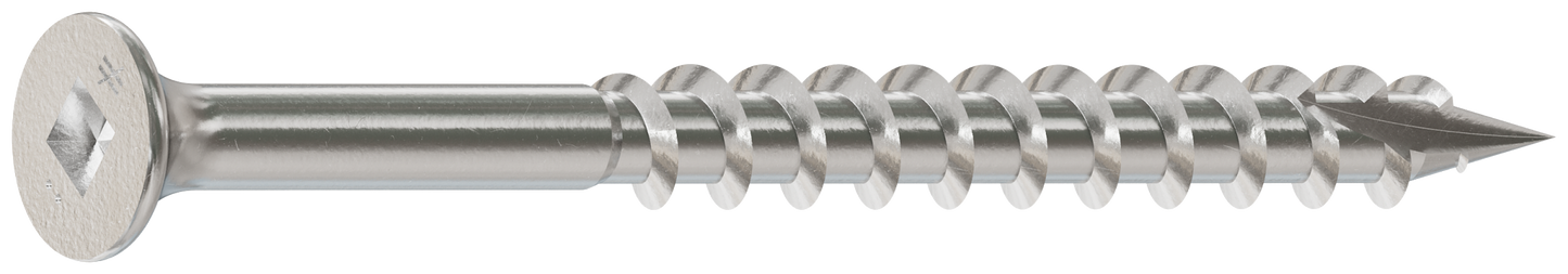 Simpson Strong-Tie S10250D25 Bugle-Head Wood Screw, Square Drive — #10 x 2-1/2 in. #2 Square, Type 305 (25-Qty) (Pack of 20)