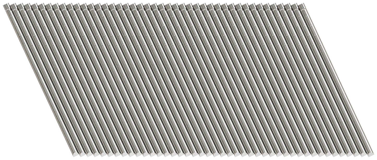 Simpson Strong-Tie T15N200FNB 25° Angle, Adhesive Collation, FN-Style, 15-Gauge Finishing Nail — 2 in. Type 316 (500-Qty) (Pack of 5)
