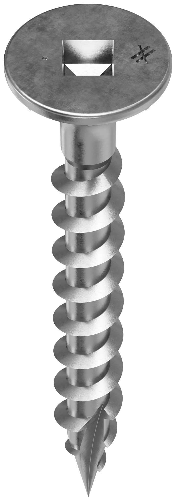 Simpson Strong-Tie T08C162WQ-RP75 Fiber-Cement Screw — #8 x 1-5/8 in. #2 Square Wafer-Head, Type 316 (75-Qty) (Pack of 600)