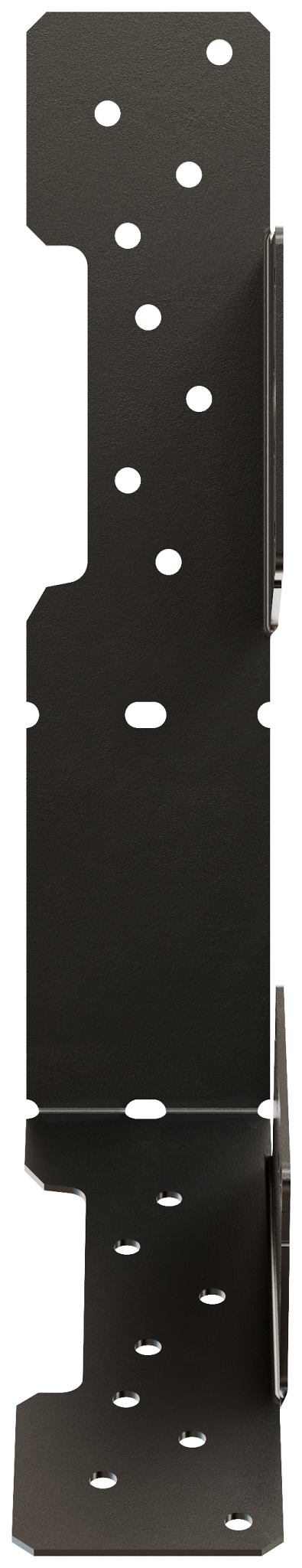 Simpson Strong-Tie LSCPC Outdoor Accents® LSCPC 18-Gauge ZMAX®, Black Powder-Coated Adjustable Stringer Connector