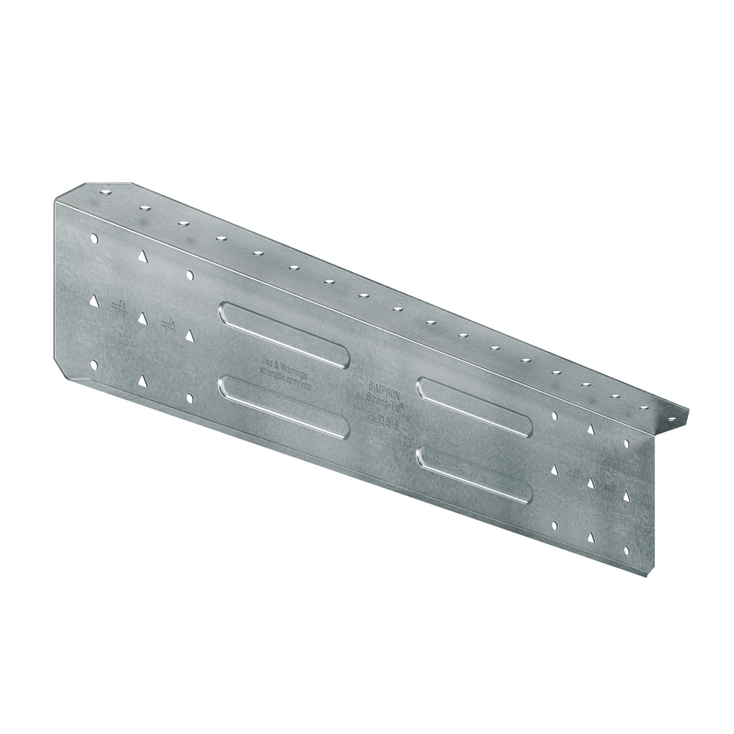 Simpson Strong-Tie FSB3.518-R25 FSB Bypass Framing Fixed-Clip Strut Connector (Qty-25)