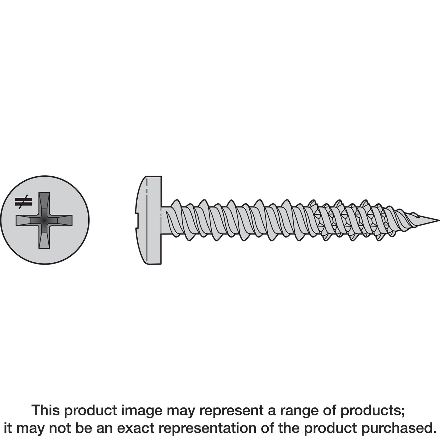 Simpson Strong-Tie T06J050PX-RP25 Marine Screw, Pan Head — #6 x 1/2 in. #2 Phillips Drive, Type 316 (25-Qty) (Pack of 5)