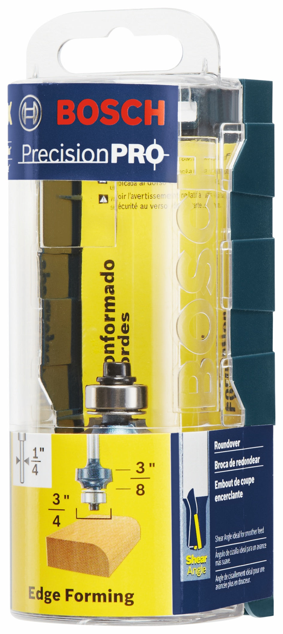 BOSCH 85290MC 1/8 In. x 3/8 In. Carbide-Tipped Roundover Router Bit